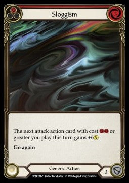 Sloggism (Red) (Rainbow Foil) - Welcome to Rathe - Alpha (Common) [WTR-A-WTR221-C]