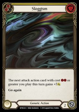 Sloggism (Yellow) (Rainbow Foil) - Welcome to Rathe - Alpha (Common) [WTR-A-WTR222-C]