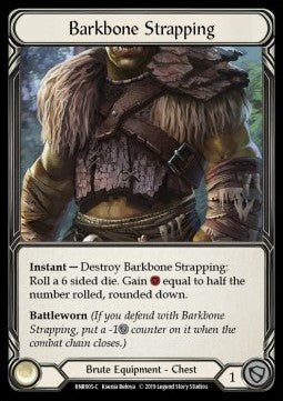 Barkbone Strapping (Normal) - Welcome to Rathe - Rhinar, Reckless Rampage Hero Deck (Common) [RNR-005]