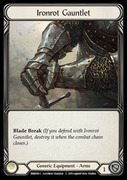 Ironrot Gauntlet (Normal) - Welcome to Rathe - Rhinar, Reckless Rampage Hero Deck (Common) [RNR-006]