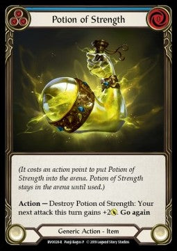 Potion of Strength (Normal) - Welcome to Rathe - Bravo, Showstopper Hero Deck (Rare) [BVO-028]
