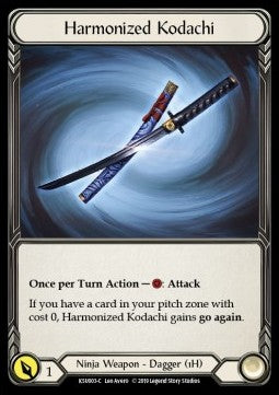 Harmonized Kodachi (Normal) - Welcome to Rathe - Katsu, the Wanderer Hero Deck (Common) [KSU-003]