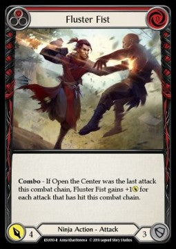 Fluster Fist (Red) (Normal) - Welcome to Rathe - Katsu, the Wanderer Hero Deck (Rare) [KSU-010]
