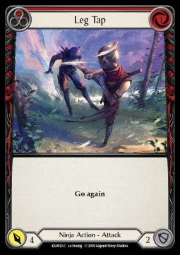 Leg Tap (Red) (Normal) - Welcome to Rathe - Katsu, the Wanderer Hero Deck (Common) [KSU-012]