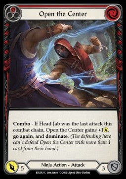 Open the Center (Red) (Normal) - Welcome to Rathe - Katsu, the Wanderer Hero Deck (Common) [KSU-013]