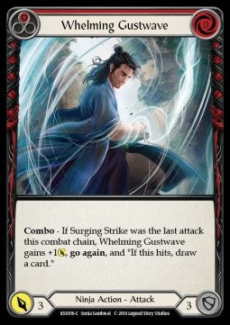 Whelming Gustwave (Red) (Normal) - Welcome to Rathe - Katsu, the Wanderer Hero Deck (Common) [KSU-016]
