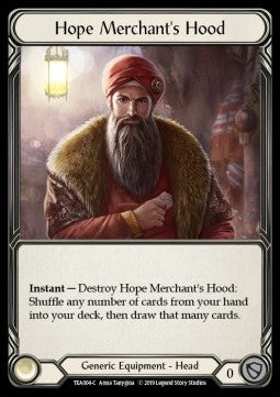 Hope Merchant's Hood (Normal) - Welcome to Rathe - Dorinthea Ironsong Hero Deck (Common) [TEA-004]