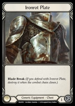 Ironrot Plate (Normal) - Welcome to Rathe - Dorinthea Ironsong Hero Deck (Common) [TEA-005]