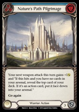Nature's Path Pilgrimage (Blue) (Normal) - Welcome to Rathe - Dorinthea Ironsong Hero Deck (Common) [TEA-023]