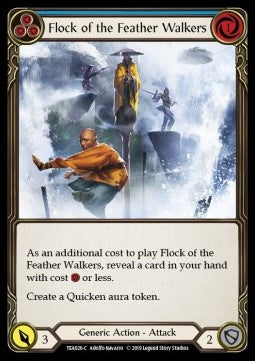 Flock of the Feather Walkers (Blue) (Normal) - Welcome to Rathe - Dorinthea Ironsong Hero Deck (Common) [TEA-026]