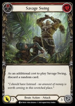 Savage Swing (Red) (Normal) - Welcome to Rathe - Unlimited (Common) [WTR-U-WTR020]