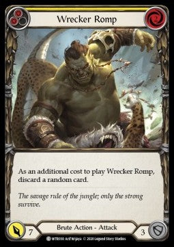 Wrecker Romp (Yellow) (Rainbow Foil) - Welcome to Rathe - Unlimited (Common) [WTR-U-WTR030]