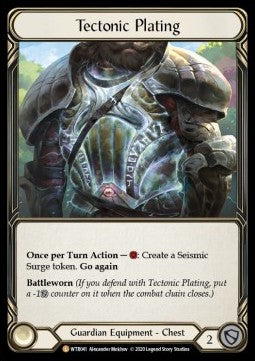 Tectonic Plating (Rainbow Foil) - Welcome to Rathe - Unlimited (Legendary) [WTR-U-WTR041]