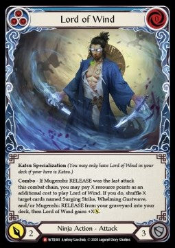 Lord of Wind (Rainbow Foil) - Welcome to Rathe - Unlimited (Majestic) [WTR-U-WTR081]