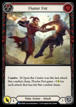 Fluster Fist (Red) (Rainbow Foil) - Welcome to Rathe - Unlimited (Rare) [WTR-U-WTR086]