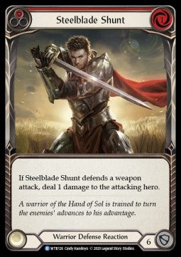 Steelblade Shunt (Red) (Normal) - Welcome to Rathe - Unlimited (Rare) [WTR-U-WTR126]