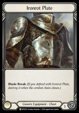 Ironrot Plate (Rainbow Foil) - Welcome to Rathe - Unlimited (Common) [WTR-U-WTR156]