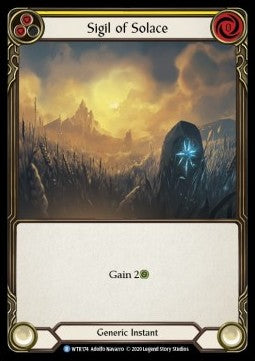 Sigil of Solace (Yellow) (Normal) - Welcome to Rathe - Unlimited (Rare) [WTR-U-WTR174]