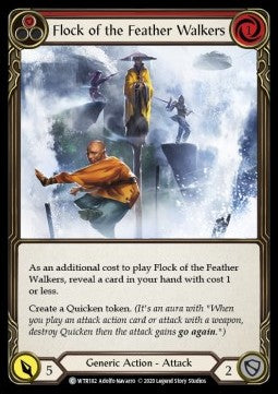 Flock of the Feather Walkers (Red) (Rainbow Foil) - Welcome to Rathe - Unlimited (Common) [WTR-U-WTR182]