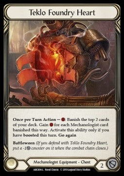 Teklo Foundry Heart (Cold Foil) - Arcane Rising - First (Legendary) [ARC-F-ARC004-L]
