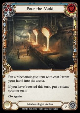 Pour the Mold (Blue) (Rainbow Foil) - Arcane Rising - First (Rare) [ARC-F-ARC016-R]