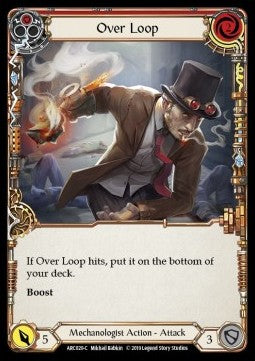 Over Loop (Red) (Rainbow Foil) - Arcane Rising - First (Common) [ARC-F-ARC020-C]