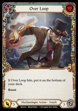 Over Loop (Blue) (Rainbow Foil) - Arcane Rising - First (Common) [ARC-F-ARC022-C]