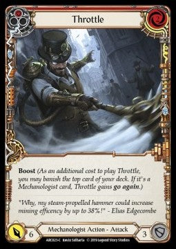 Throttle (Red) (Normal) - Arcane Rising - First (Common) [ARC-F-ARC023-C]