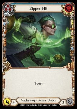 Zipper Hit (Blue) (Rainbow Foil) - Arcane Rising - First (Common) [ARC-F-ARC031-C]