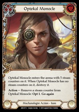 Optekal Monocle (Rainbow Foil) - Arcane Rising - First (Common) [ARC-F-ARC037-C]