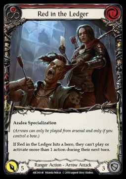 Red in the Ledger (Rainbow Foil) - Arcane Rising - First (Majestic) [ARC-F-ARC043-M]