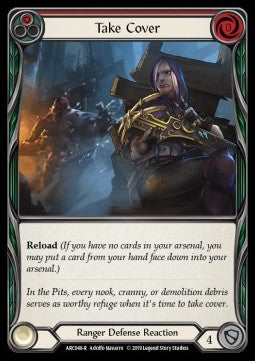 Take Cover (Red) (Normal) - Arcane Rising - First (Rare) [ARC-F-ARC048-R]