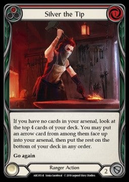 Silver the Tip (Red) (Normal) - Arcane Rising - First (Rare) [ARC-F-ARC051-R]