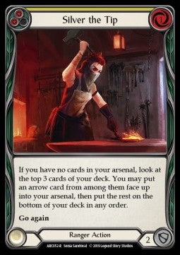 Silver the Tip (Yellow) (Rainbow Foil) - Arcane Rising - First (Rare) [ARC-F-ARC052-R]