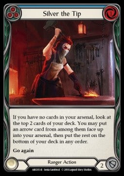 Silver the Tip (Blue) (Rainbow Foil) - Arcane Rising - First (Rare) [ARC-F-ARC053-R]