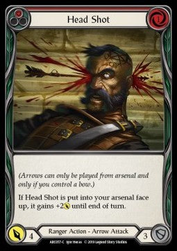 Head Shot (Red) (Normal) - Arcane Rising - First (Common) [ARC-F-ARC057-C]