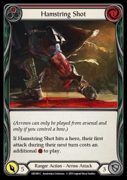 Hamstring Shot (Red) (Rainbow Foil) - Arcane Rising - First (Common) [ARC-F-ARC060-C]