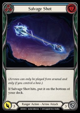 Salvage Shot (Blue) (Rainbow Foil) - Arcane Rising - First (Common) [ARC-F-ARC068-C]