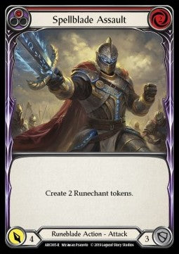 Spellblade Assault (Red) (Rainbow Foil) - Arcane Rising - First (Rare) [ARC-F-ARC085-R]