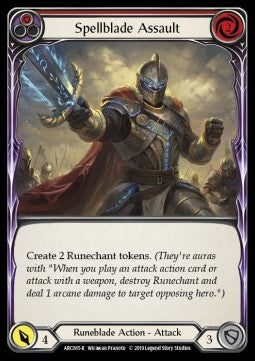 Spellblade Assault (Red) (Normal) - Arcane Rising - First (Rare) [ARC-F-ARC085-R]