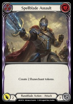 Spellblade Assault (Blue) (Rainbow Foil) - Arcane Rising - First (Rare) [ARC-F-ARC087-R]