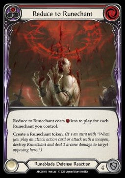 Reduce to Runechant (Red) (Normal) - Arcane Rising - First (Rare) [ARC-F-ARC088-R]
