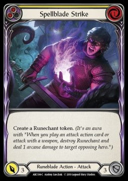 Spellblade Strike (Yellow) (Normal) - Arcane Rising - First (Common) [ARC-F-ARC104-C]