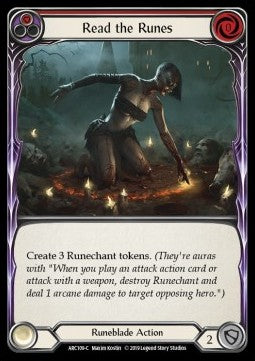 Read the Runes (Red) (Normal) - Arcane Rising - First (Common) [ARC-F-ARC109-C]