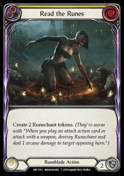 Read the Runes (Yellow) (Normal) - Arcane Rising - First (Common) [ARC-F-ARC110-C]