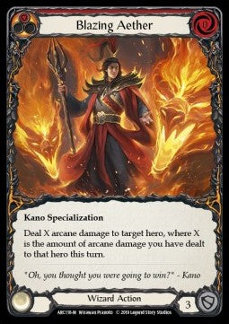 Blazing Aether (Rainbow Foil) - Arcane Rising - First (Majestic) [ARC-F-ARC118-M]