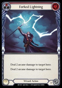 Forked Lightning (Rainbow Foil) - Arcane Rising - First (Super Rare) [ARC-F-ARC120-S]