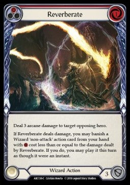 Reverberate (Red) (Rainbow Foil) - Arcane Rising - First (Common) [ARC-F-ARC138-C]