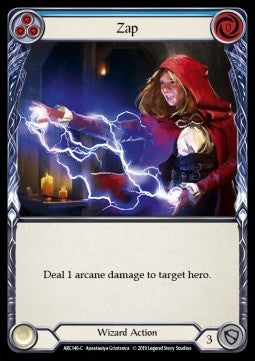 Zap (Blue) (Rainbow Foil) - Arcane Rising - First (Common) [ARC-F-ARC146-C]