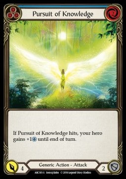 Pursuit of Knowledge (Normal) - Arcane Rising - First (Super Rare) [ARC-F-ARC161-S]